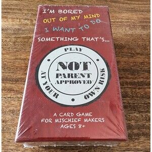 NEW Not Parent Approved  Card Game for Families & Mischief Makers